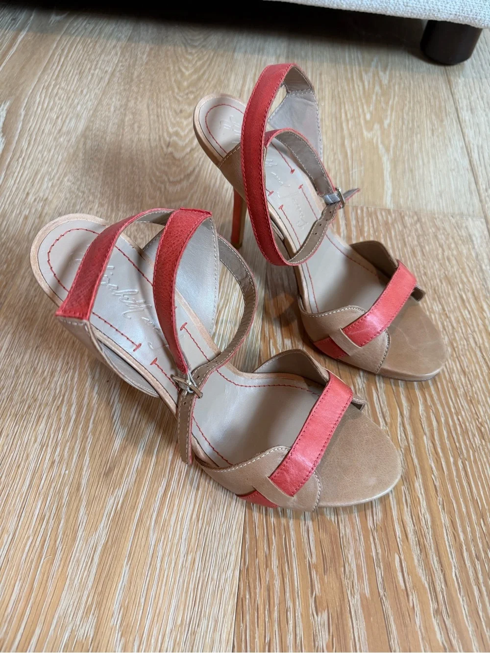 Elizabeth and James • Tan and Coral Heel